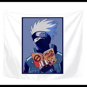 Naruto Tapestry Wall Hanging Kakashi CLOTH Poster Decoration 60"x 40"